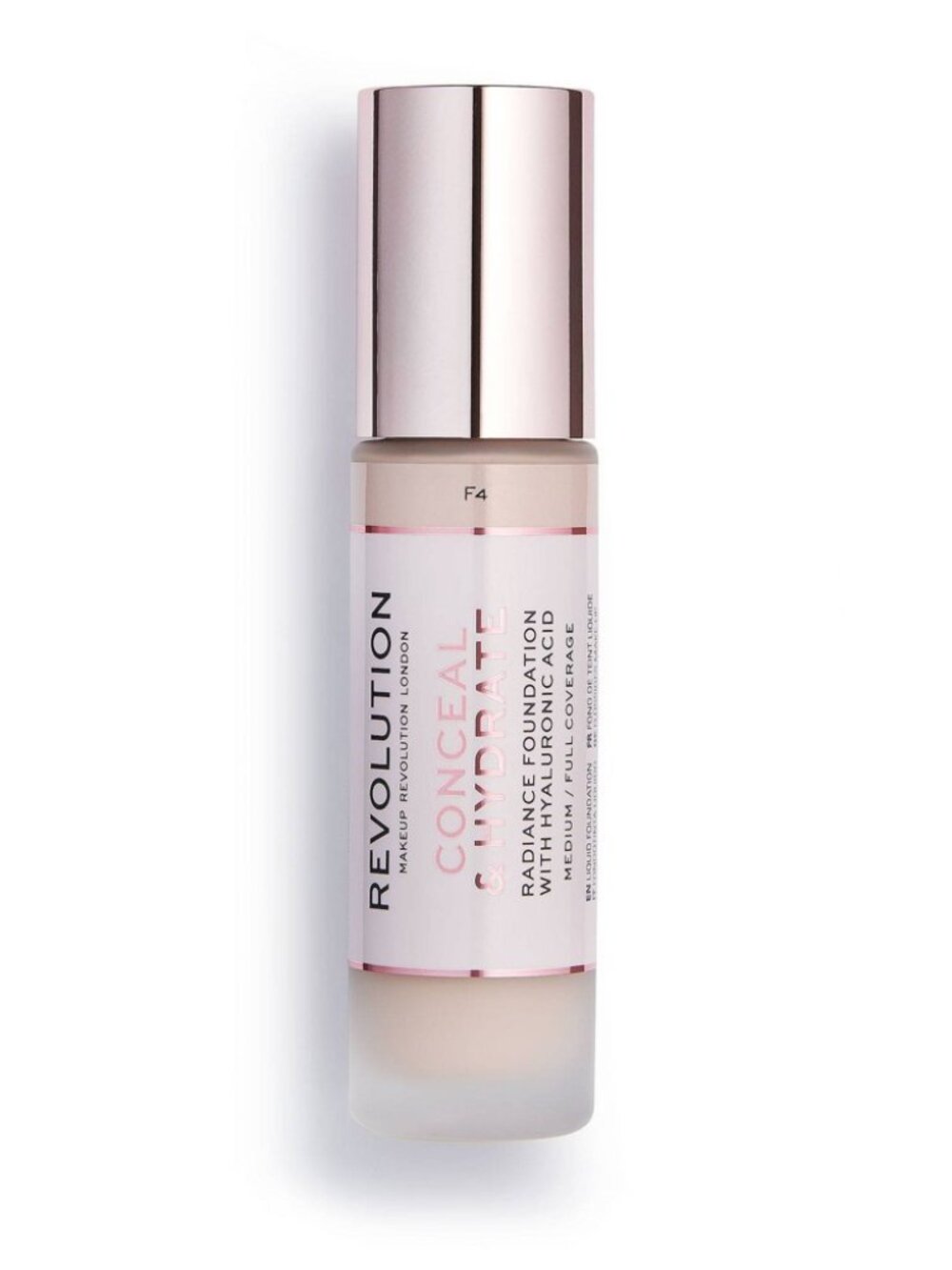 Revolution Conceal & Hydrate Liquid Foundation F4